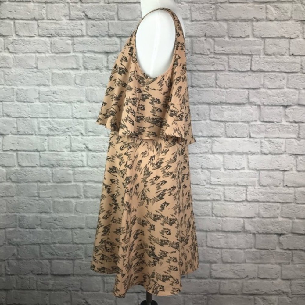 Bcbgeneration Dress Medium Ruffle Flutter Layered - image 4